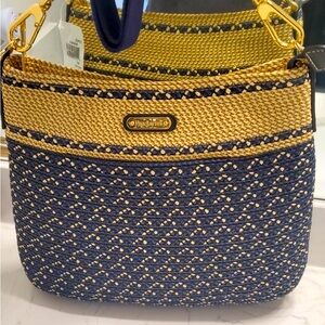 Erik Javits woven fiber bag